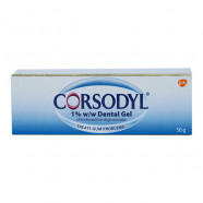 Купить Корсодил (Corsodyl) зубной гель 1% 50г в Новосибирске